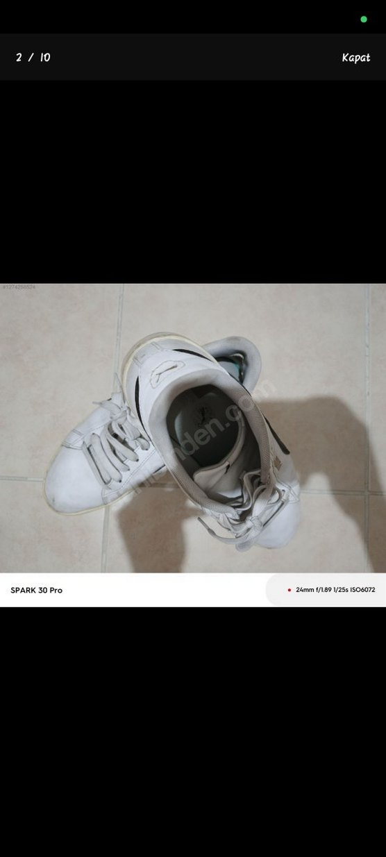 Beyaz Puma Spor Ayakkabi şahane - Görsel 3