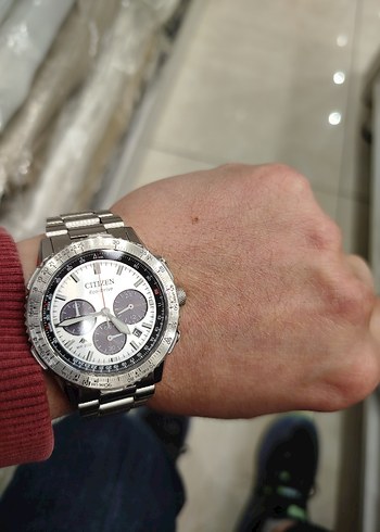 Citizen EcoDrive Gri nawihavk sky diver - Görsel 6