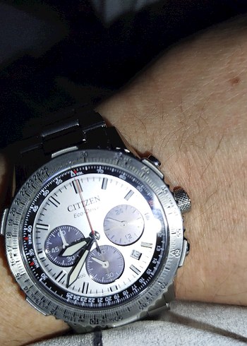 Citizen EcoDrive Gri nawihavk sky diver - Görsel 10