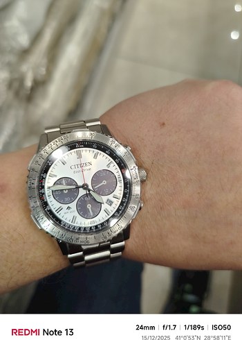 Citizen EcoDrive Gri nawihavk sky diver - Görsel 2