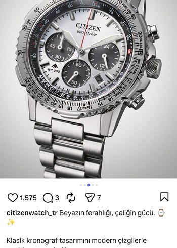 Citizen EcoDrive Gri nawihavk sky diver - Görsel 7