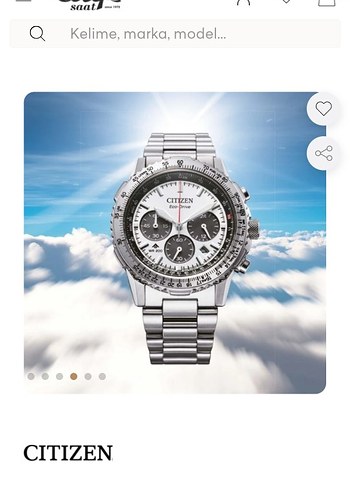 Citizen EcoDrive Gri nawihavk sky diver - Görsel 8