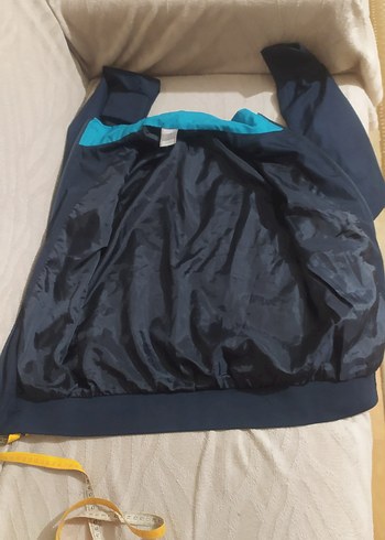 Mavi Nike Fermuarlı Erkek Spor Ceket - Görsel 6