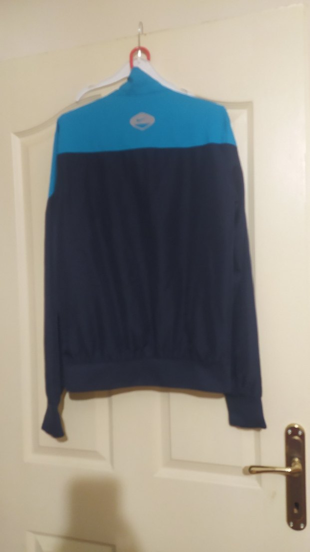 Mavi Nike Fermuarlı Erkek Spor Ceket - Görsel 2