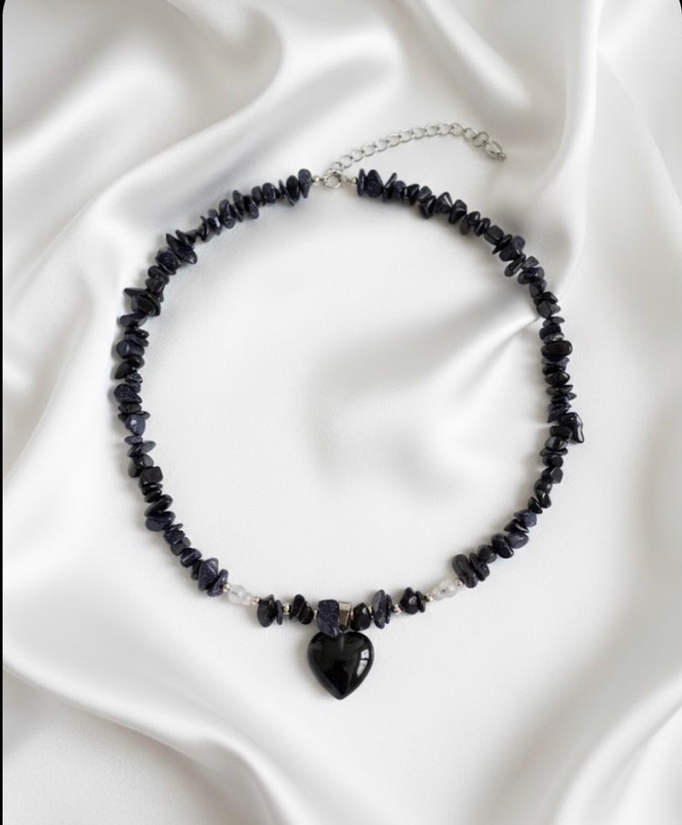 Doğal taş kolye onyx Kolye - Görsel 2