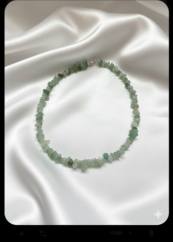 Aventurin doğal taş kolye - Görsel 2