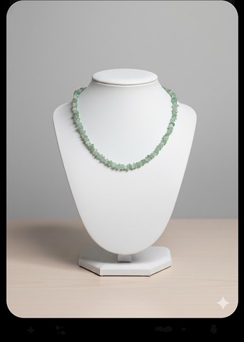 Aventurin doğal taş kolye - Görsel 3