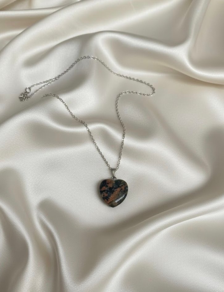 Unakit taşı doğal taş kolye - Görsel 2