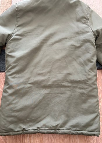 LCW Erkek Çocuk yeşil Kapüşonlu Mont - Görsel 5