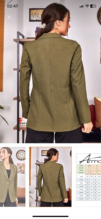 l Beden Blazer ceket