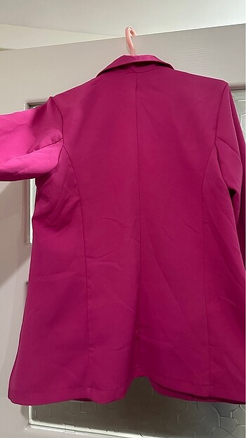 l Beden pembe Renk Blazer ceket