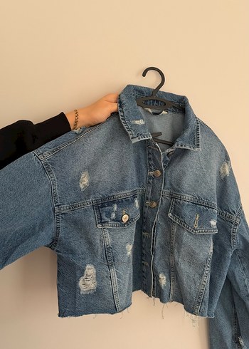 LC Waikiki Mavi Yikamali Rahat Denim Ceket