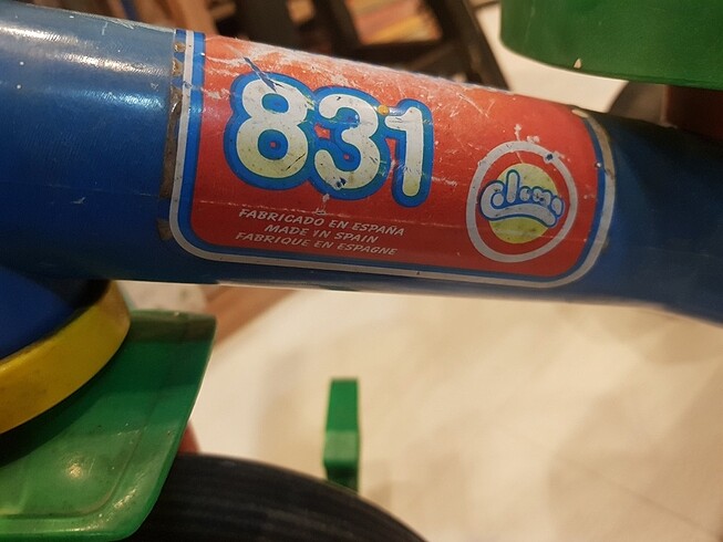 Beden 80'ler-90'lar Dönem İspanyol Yapımı Üç Tekerlekli Bisiklet