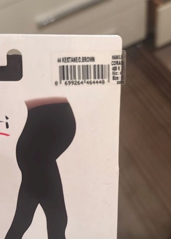 Hamile Siyah 40 DEN Opak Külotlu Çorap - Görsel 2