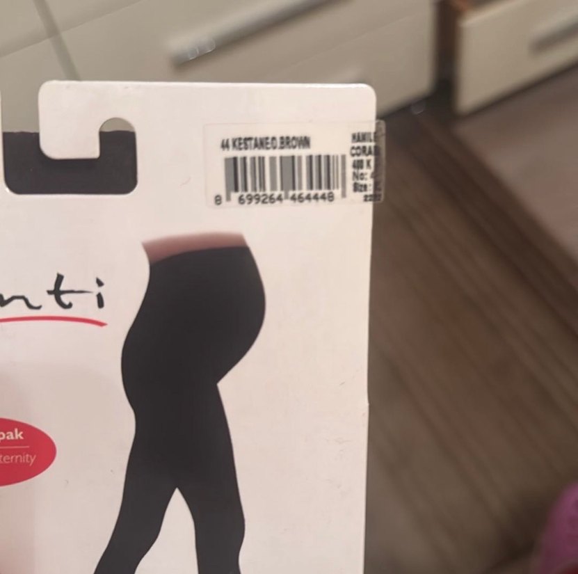 Hamile Siyah 40 DEN Opak Külotlu Çorap - Görsel 2