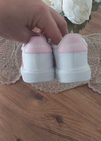 Kız Çocuk Pembe Cırtlı Spor Ayakkabı - Görsel 3