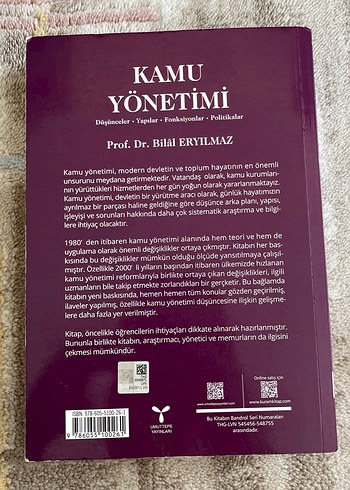 Kamu Yönetimi - Bilal Eryılmaz