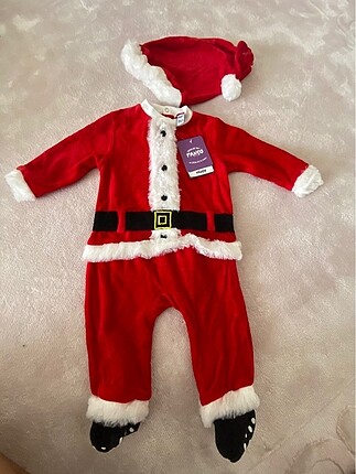 Bebek noyel baba kostumu , tulum , Noel baba kiyafet.