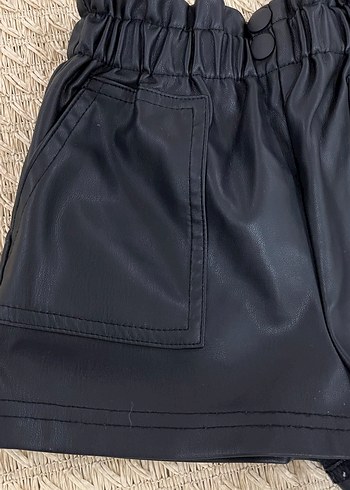 Deri zara şort - Görsel 2