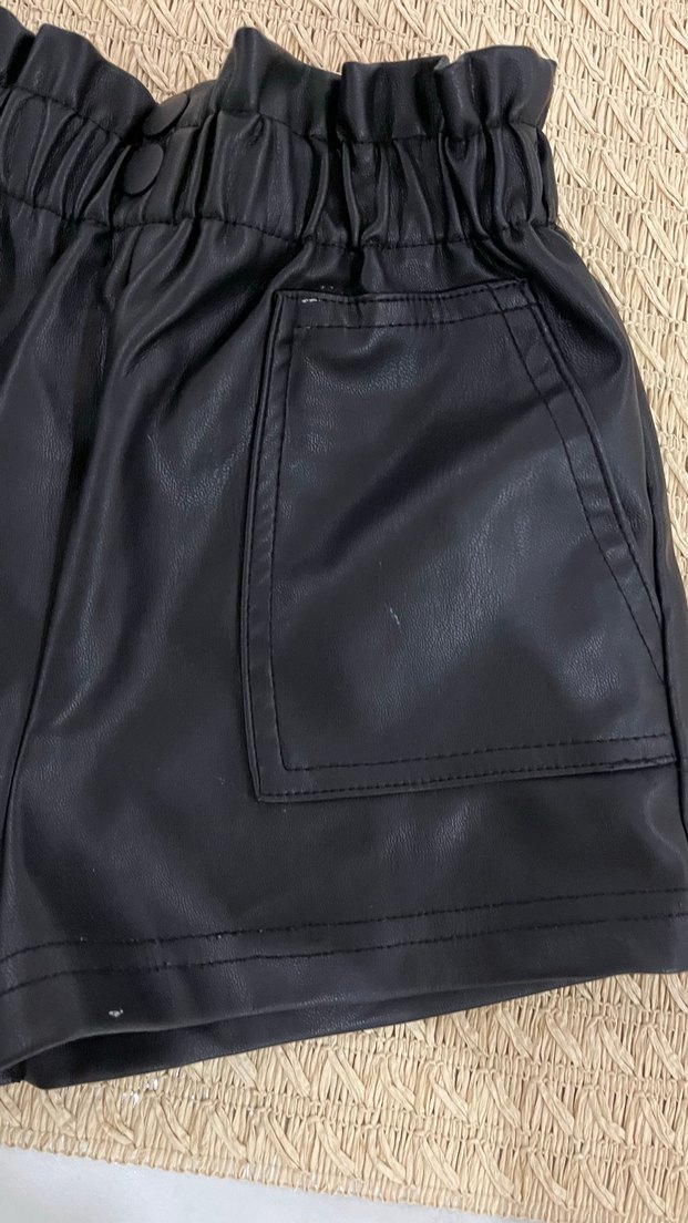 Deri zara şort - Görsel 3