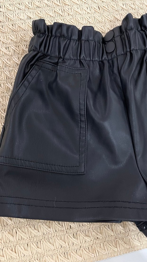 Deri zara şort - Görsel 2