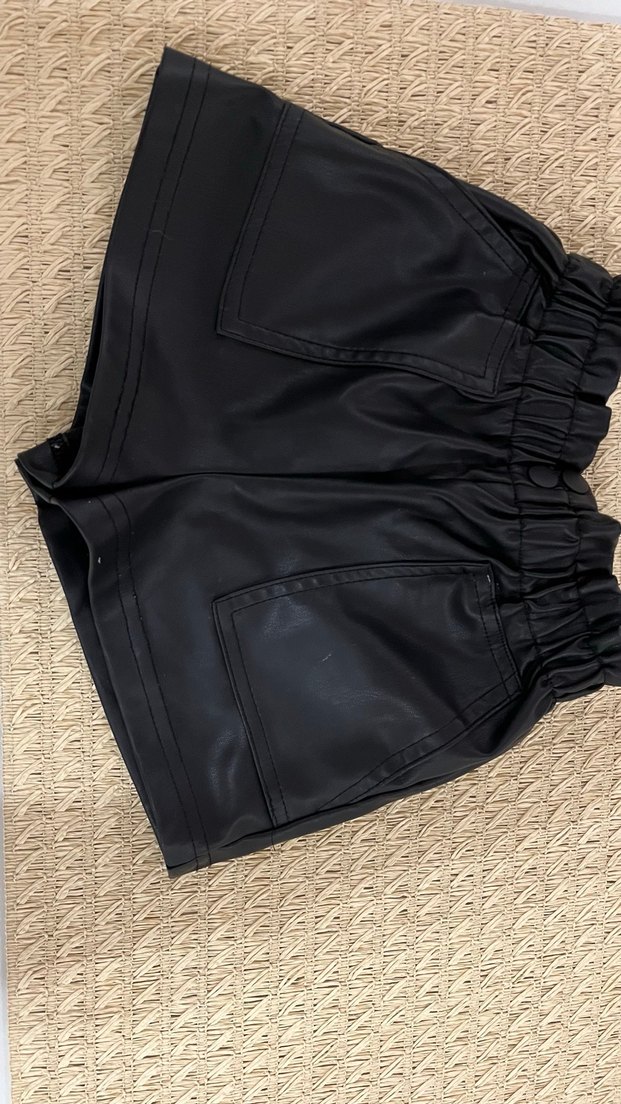 Deri zara şort - Görsel 4