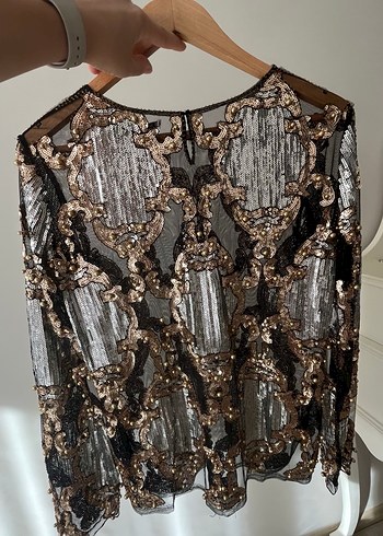 Payetli  Kadın Bluz - Görsel 6