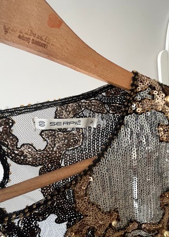 Payetli  Kadın Bluz - Görsel 4