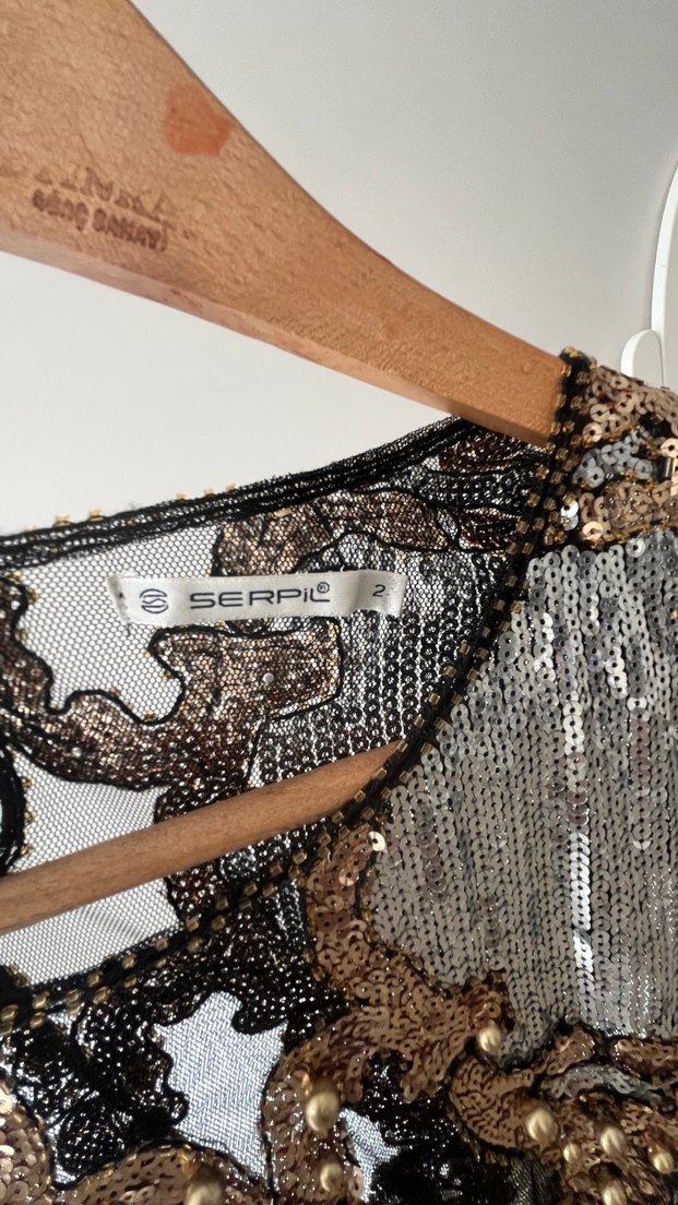 Payetli  Kadın Bluz - Görsel 3