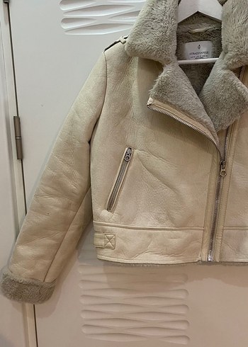 Bej Süet Kadın Ceket - Görsel 3
