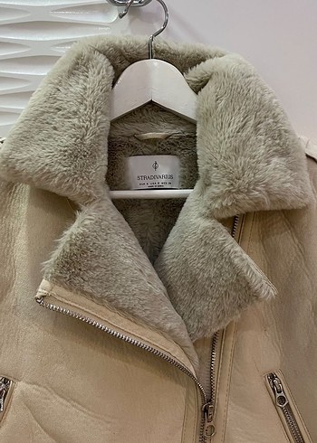 Bej Süet Kadın Ceket - Görsel 4