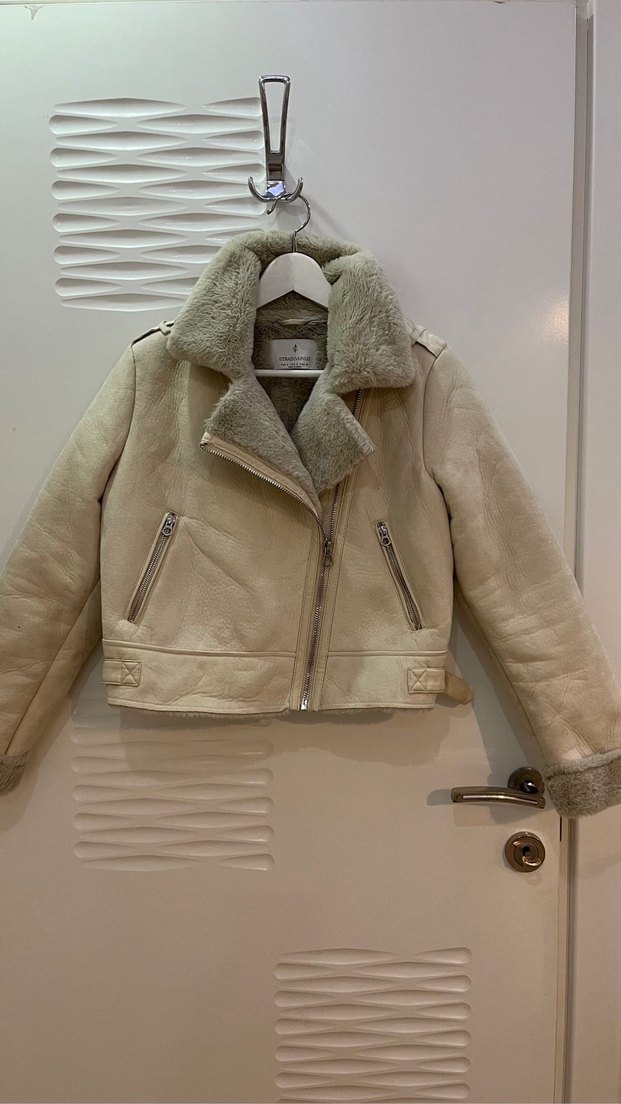 Bej Süet Kadın Ceket - Görsel 2