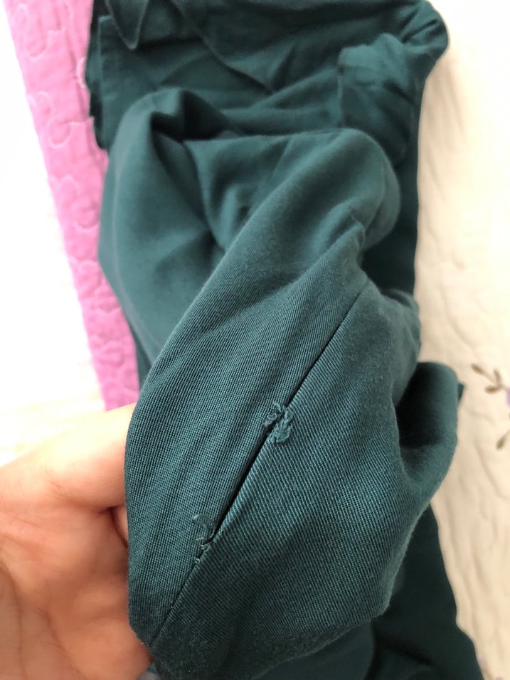 Saten Görünümlü Yeşil Salaş Kadın Pantolon - Görsel 3