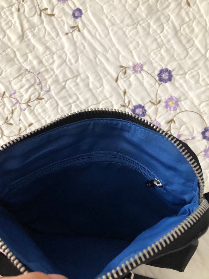 Siyah Baskılı Deri Kadın Çanta - Görsel 4