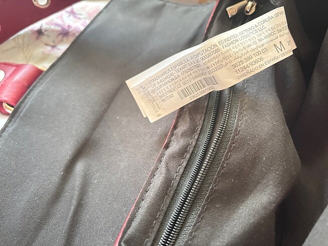 Beden STRADIVARIUS KIRMIZI ZIMBALI KOL ÇANTASI