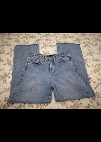 Mavi Loose Fit Midi Kadın Kot Pantolon - Görsel 3