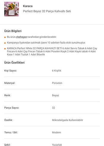 karaca kahvaltı takımı - Görsel 3