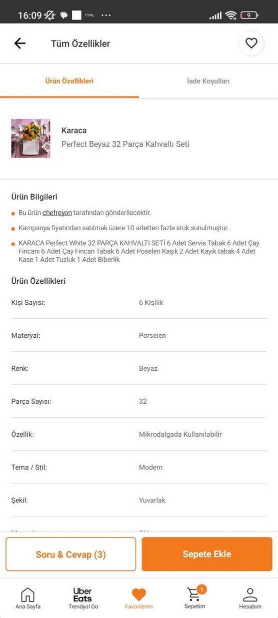 karaca kahvaltı takımı - Görsel 3