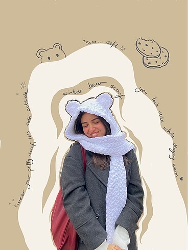Winter Bear Atkı
