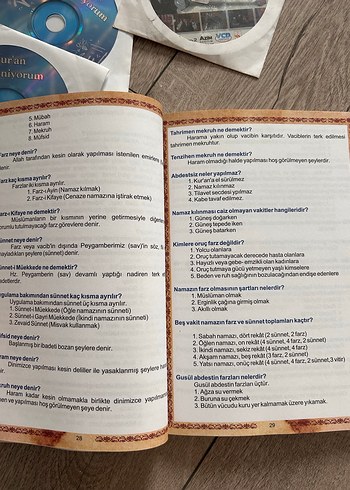 Kuran-ı Kerim ve Namaz Öğrenme kitabı ve CD Seti - Görsel 5