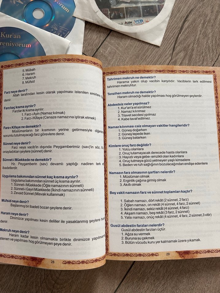 Kuran-ı Kerim ve Namaz Öğrenme kitabı ve CD Seti - Görsel 5