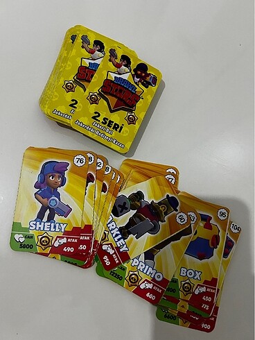 BRAWL STARS 2. SERİ KARTLARI