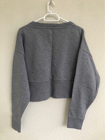 Diğer Gri crop sweatshirt