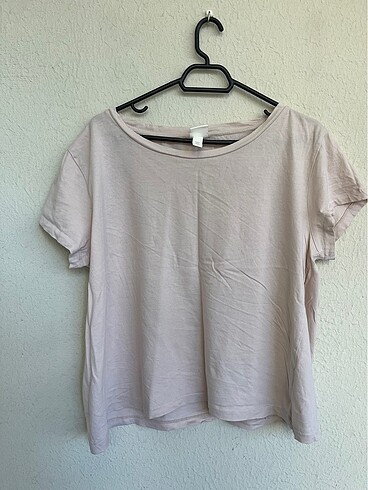 H&M basic krem ten tişört