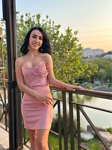 Milli Pembe elbise