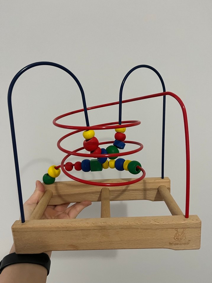 Renkli Ahşap Eğitici Oyuncak - Görsel 2
