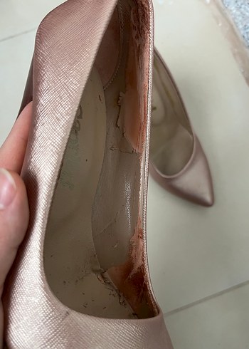 Rose gold ayakkabı çanta - Görsel 5