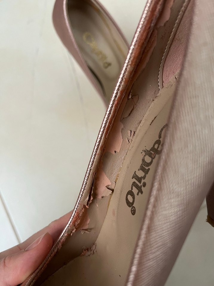 Rose gold ayakkabı çanta - Görsel 4