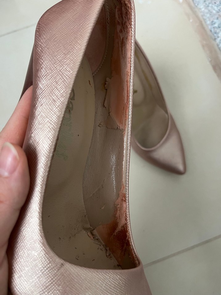 Rose gold ayakkabı çanta - Görsel 5