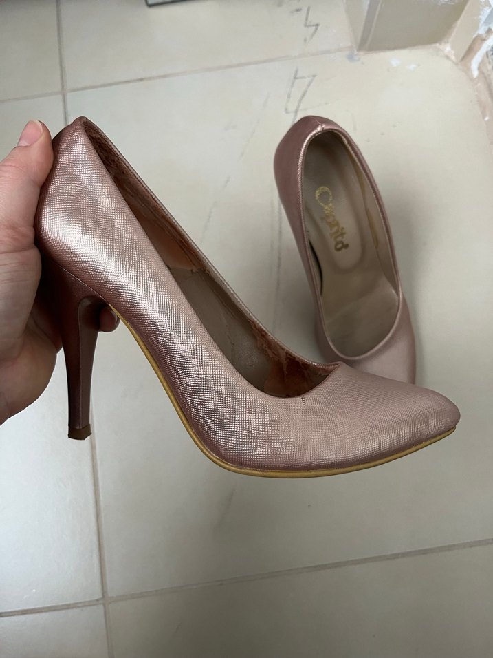 Rose gold ayakkabı çanta - Görsel 3